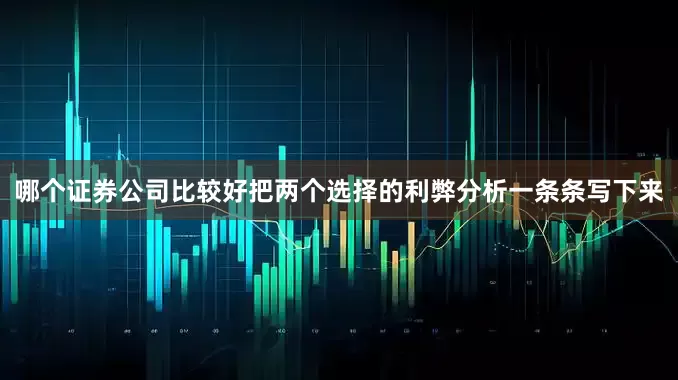 哪个证券公司比较好把两个选择的利弊分析一条条写下来
